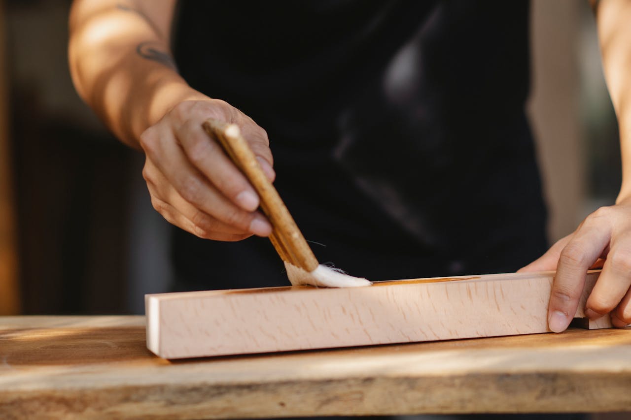 Enduit sur du bois