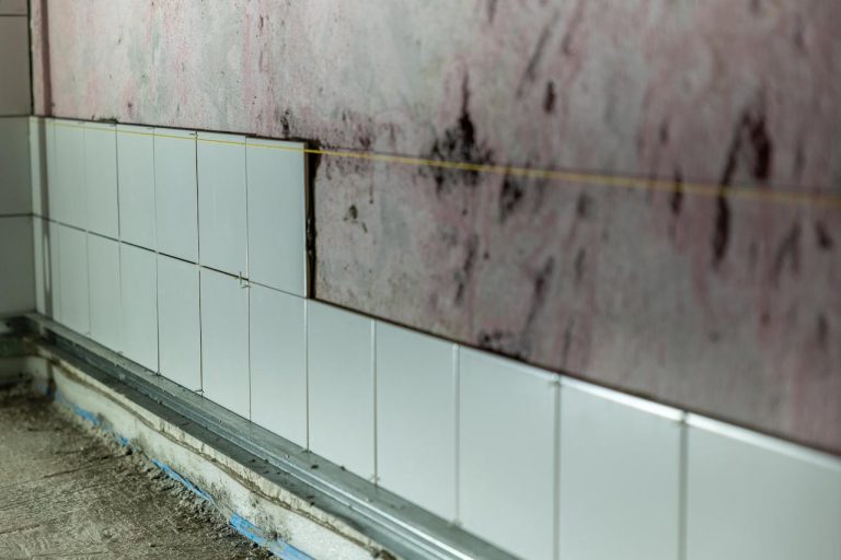 Mur en carrelage
